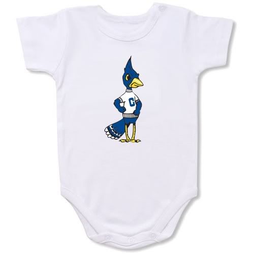 Creighton Blue Jays Baby Bodysuit Creeper #01